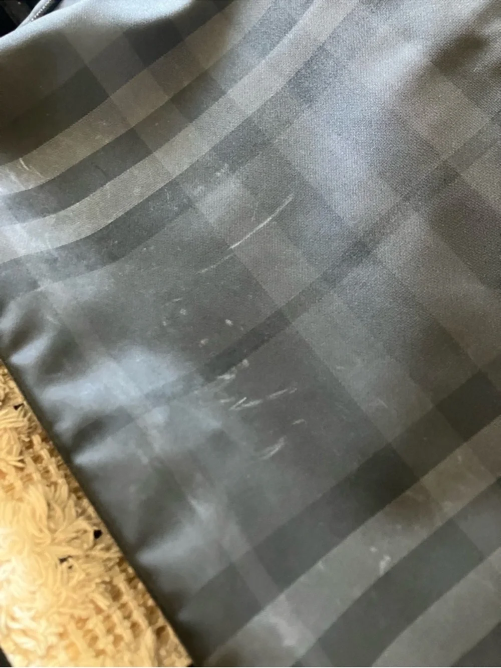 Burberry Black Tonal Check Messenger Bag